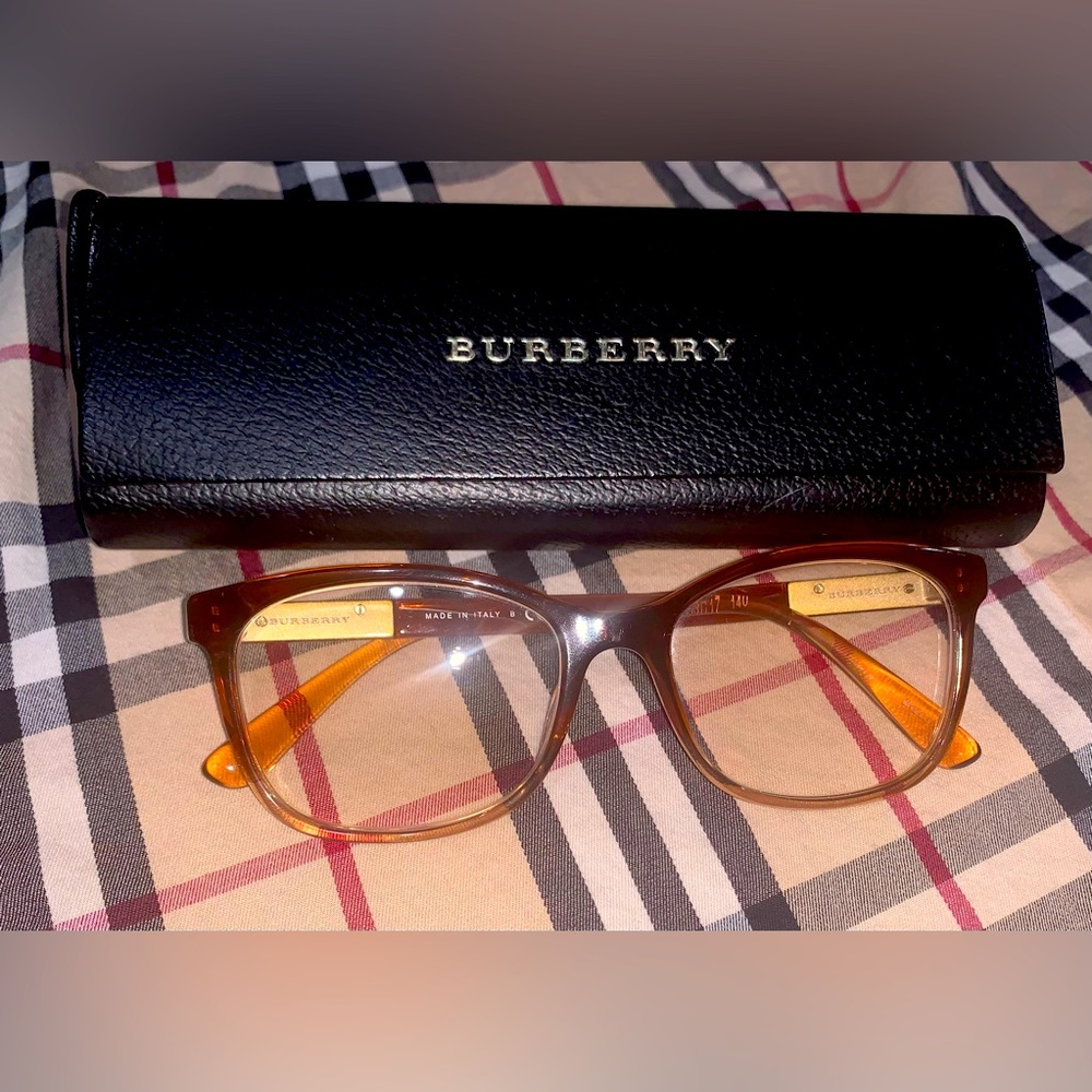 Burberry Eyeglass Frames with Case. B 2242 3608 53 17 140